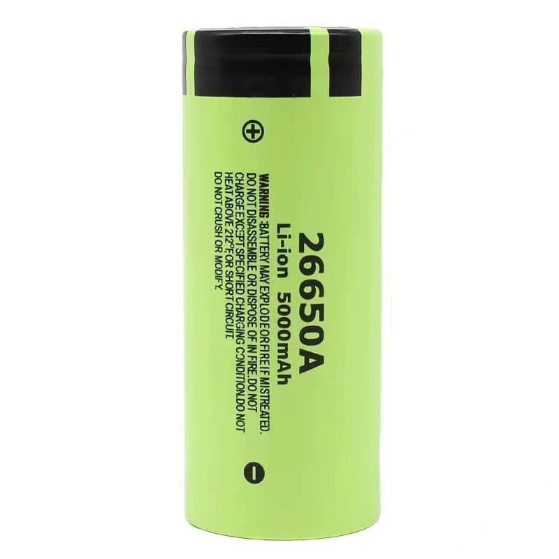 New 26650 Lithium Battery Power 5C 4.2V Bright Flashlight 5000mAh High Capacity 3.7V Rechargeable Battery