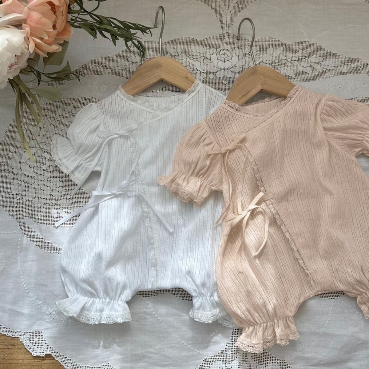 Newborn Baby Clothes Summer Class A Vest Mesh Breathable Panty Bibs Crawling Suit Women's Baby Clothing China Mainland Origin