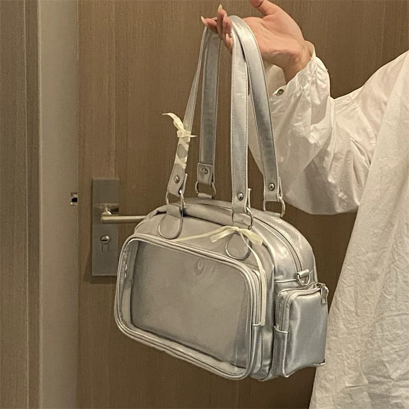 New Japanese-style Ita Bag Anime Japanese Uniform Bag JK Single Shoulder Bag Large Capacity Crossbody Versatile Badge Bag for Women