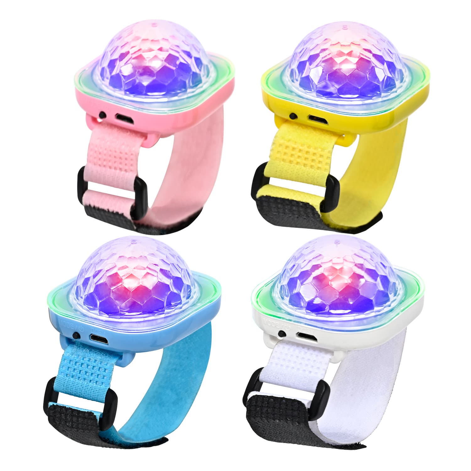 USB 5V Plug-in Blue Elf Color Light, Wearable Bracelet Light, Car Suction Cup Atmosphere Light, Magic Ball Stage Light