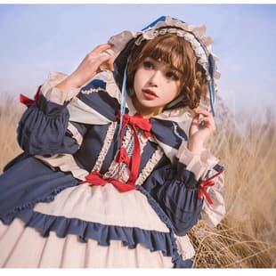 [Fairy Tale OP] Brocade Garden Lolita Original Design One-Piece Dress
