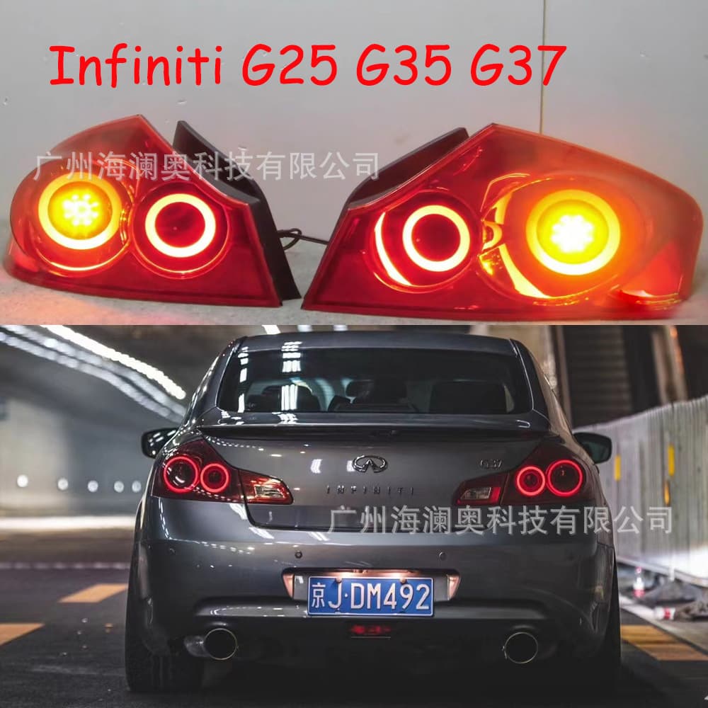 For Infiniti G25 Tail Light G35 LED Brake Light Infiniti G37 Rear Bumper Light Fog Light