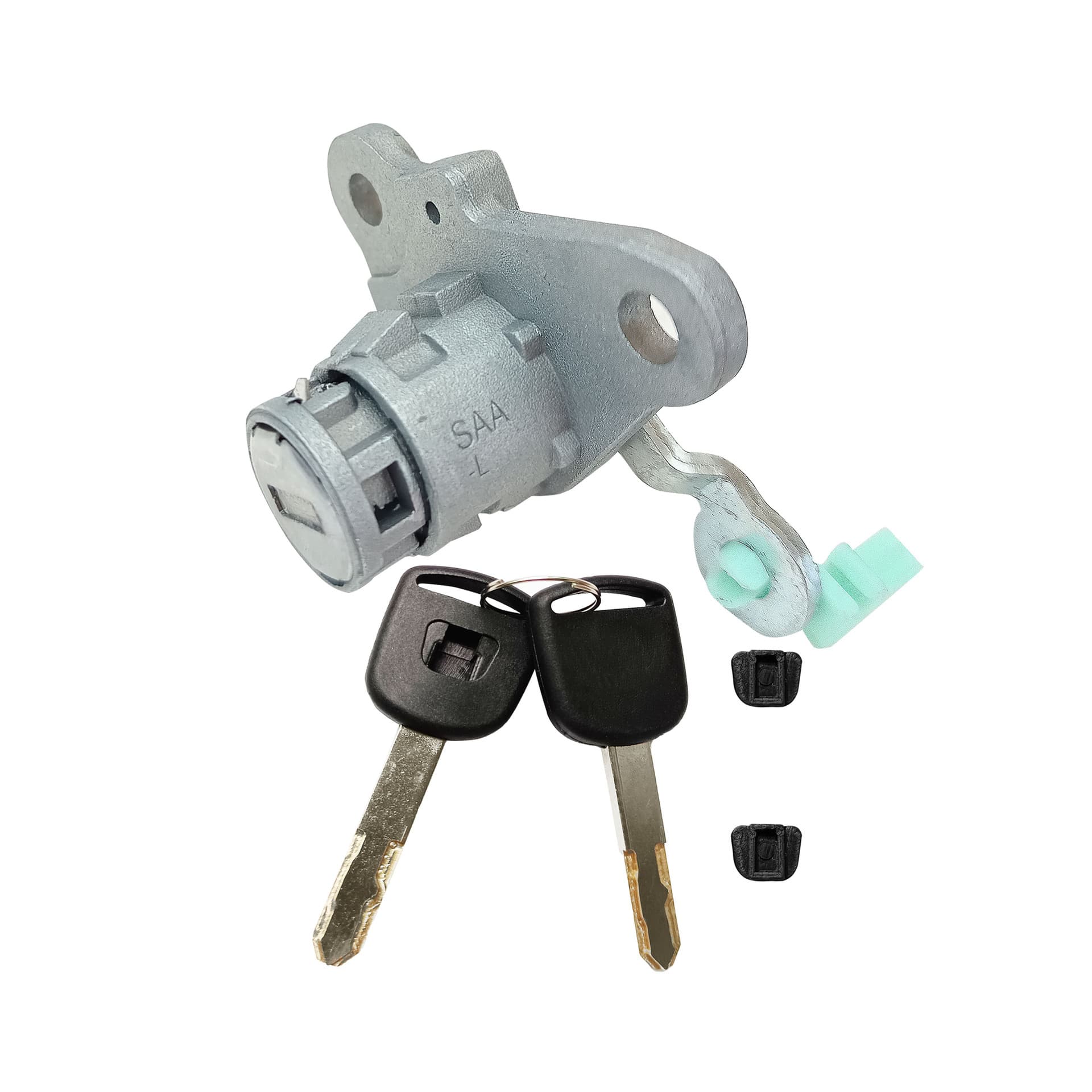 Compatible with Honda Fit Left Door Lock Cylinder with 2 Keys Auto Parts 72185-SLN-A01