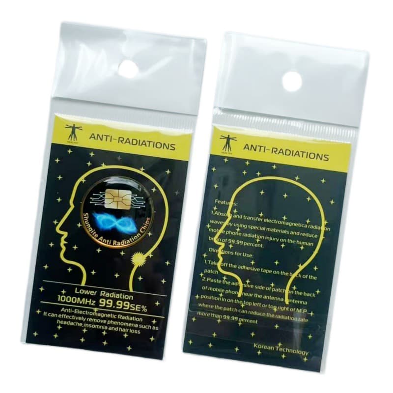 Amazon Supply New Silicone Bow Anti-Radiation Phone Sticker Terahertz Negative Ion Energy Shield Chip