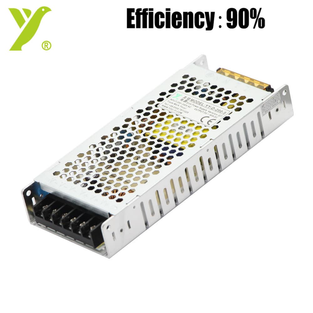 Indoor switching power supply, monitoring power supply, LED ultra-thin fluorescent lamp power supply, 200W 5V 40A display screen