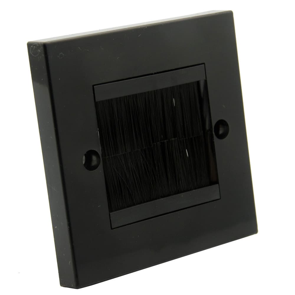 86-Type British Style Black Brush Dustproof Panel