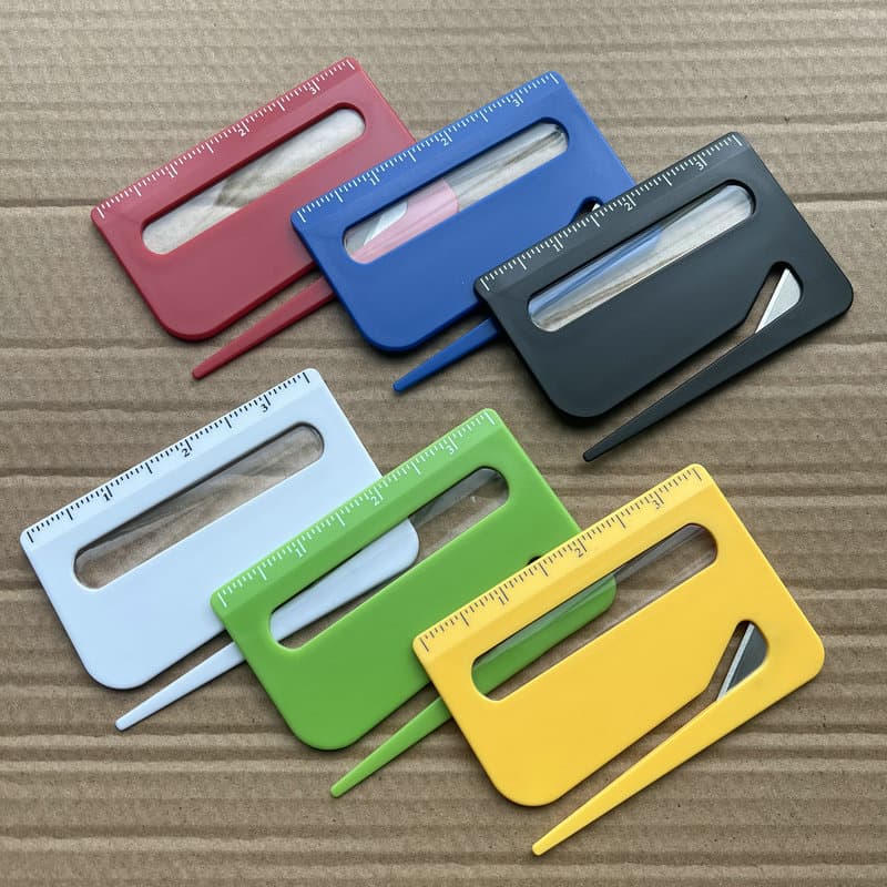 Cross-Border Exclusive 3-in-1 Magnifier Letter Opener with Scale, Ruler Letter Opener, and Envelope Knife