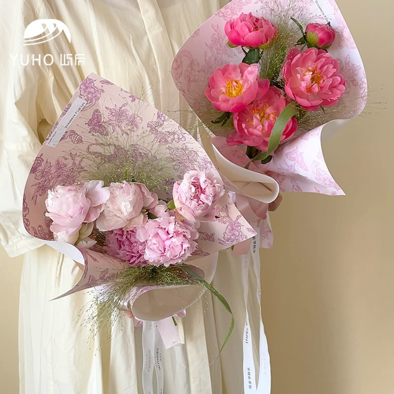 Yuhou [Mother's Day] Cotton Ribbon Fresh Flower Bouquet Tie Cake Box DIY Decorative Woven Ribbon Packaging Material