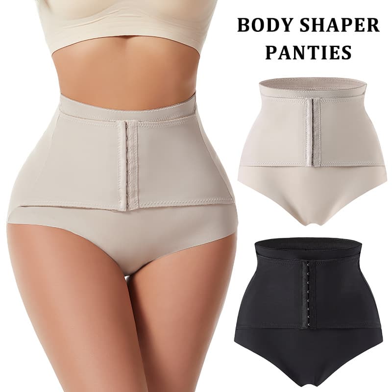 Belly Control Pants Women's Waist Corset Body Shaping Pants Adjustable Breasted Large Size Seamless Tight Shaping Waist Lifting Butt Lifting Pants