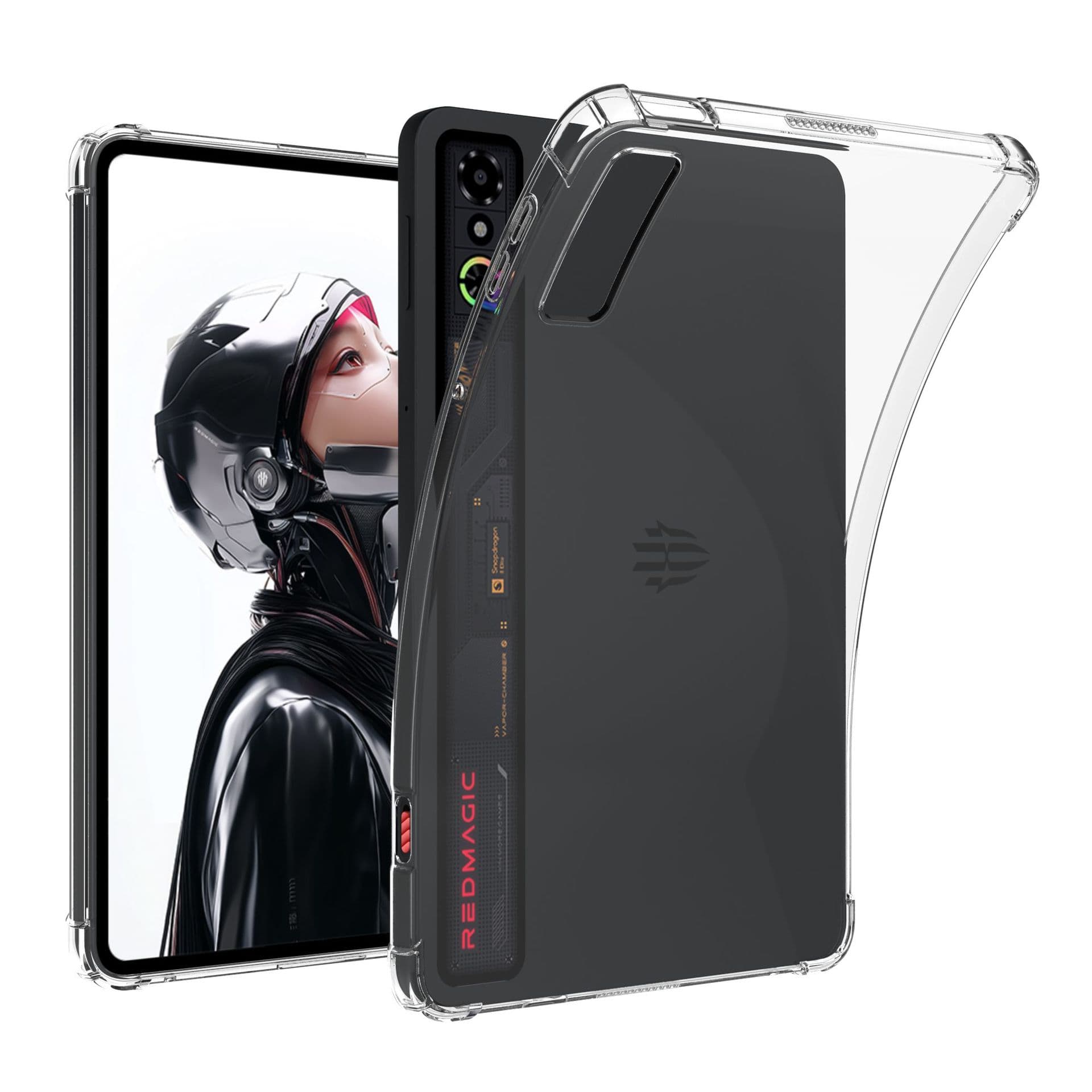 Compatible with RedMagic Astra Gaming Tablet Case, RedMagic Astra Airbag Drop-Proof Full-Body Soft Shell 9.16