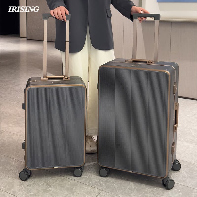 [New High Quality] Ailixing Luggage Women's Fashion Anti-Fall Trolley Case Large Capacity Travel Suitcase Leather Case