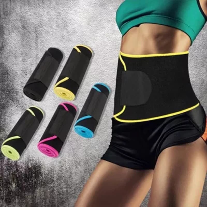 Cross-Border Men's and Women's Waist Belt Sports Shapewear Sauna Sweat Belt Sweat-Inducing Waist Support Belt Waist Trainer Abdominal Belt