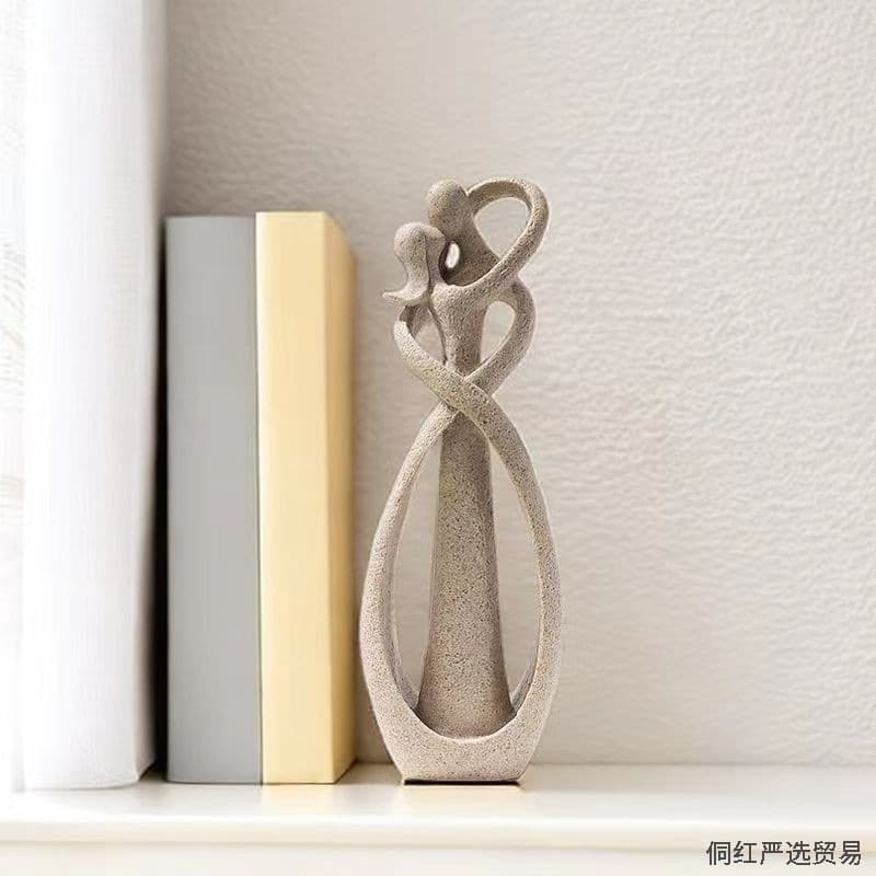 Sandstone home abstract figure art ornaments living room home decoration creative modern resin simple crafts