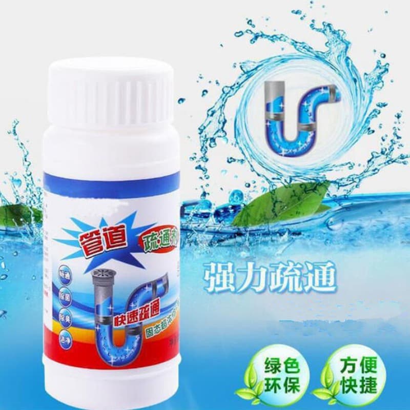 Pipe Unclogger Strong Drain Odor Eliminator Toilet Kitchen Toilet Corrosion Clog Grease Dissolver Miracle Tool