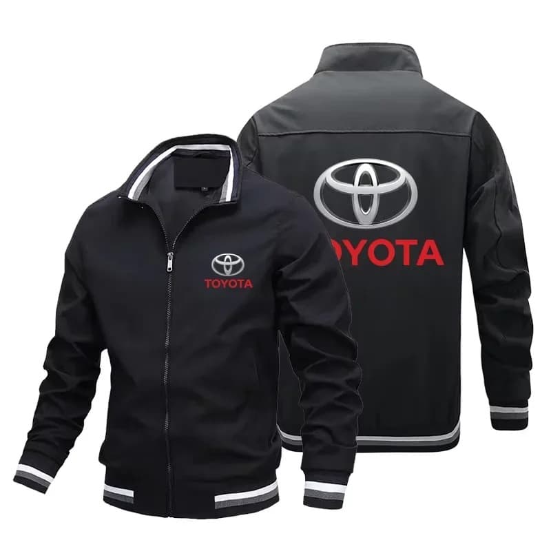 2026 Toyota logo jacket, casual fashion sports jacket for men and women, outdoor motorcycle racing riding clip