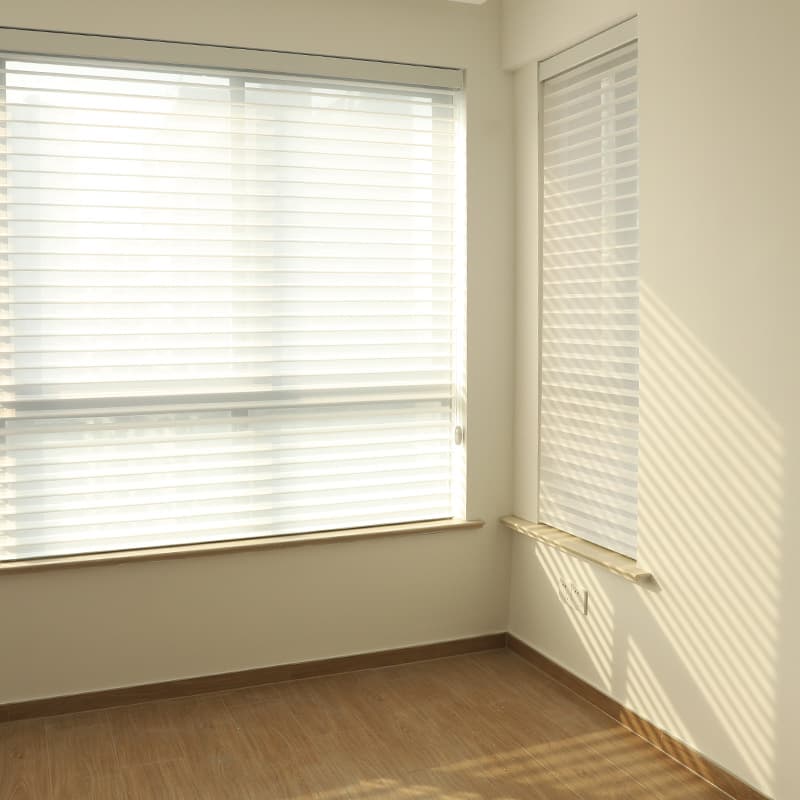 Factory Direct Electric Shangri-La Blinds for Study, Closet, Living Room Sunshade Blackout Roller Shade