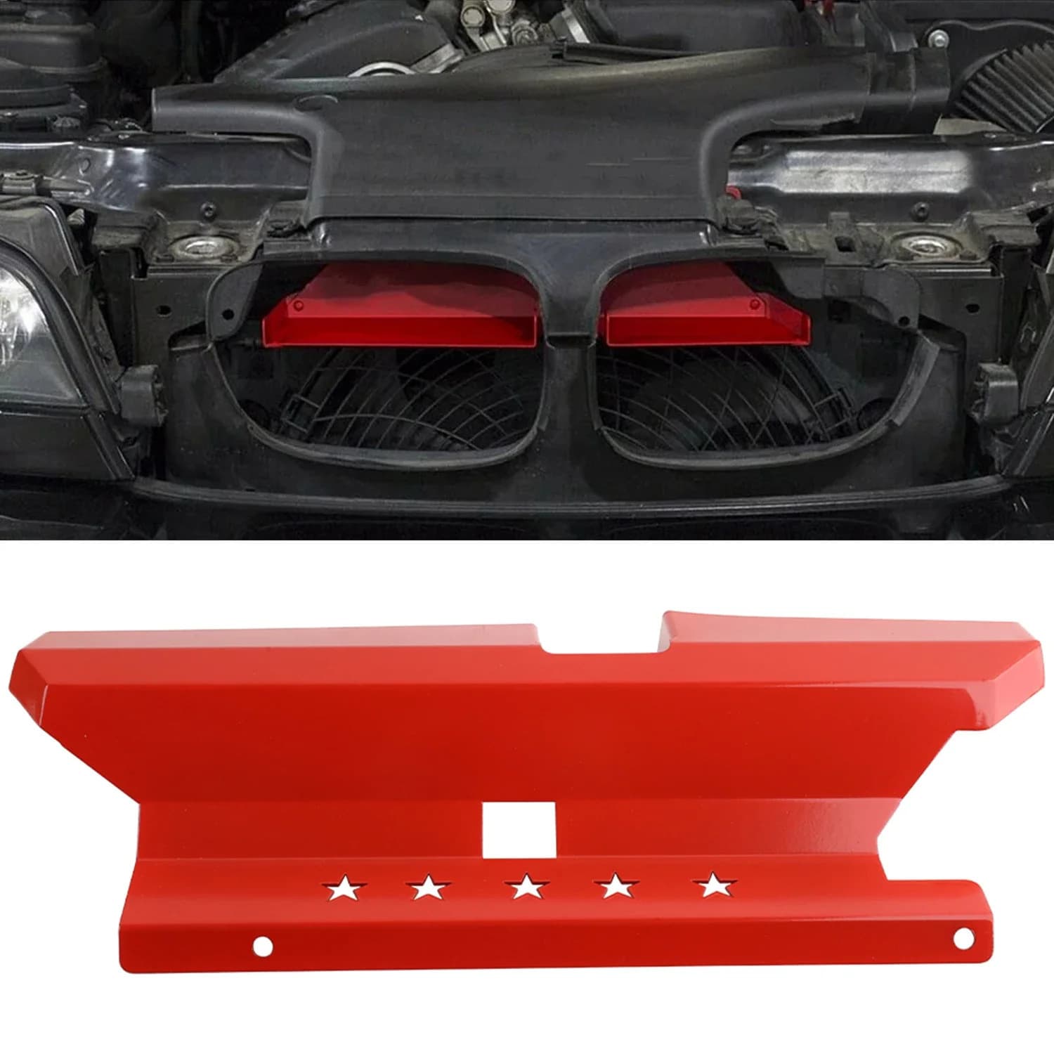Suitable for 99-07 BMW 323i 325i 328i 330i M52 M54 E46 M3 dynamic air intake scoop