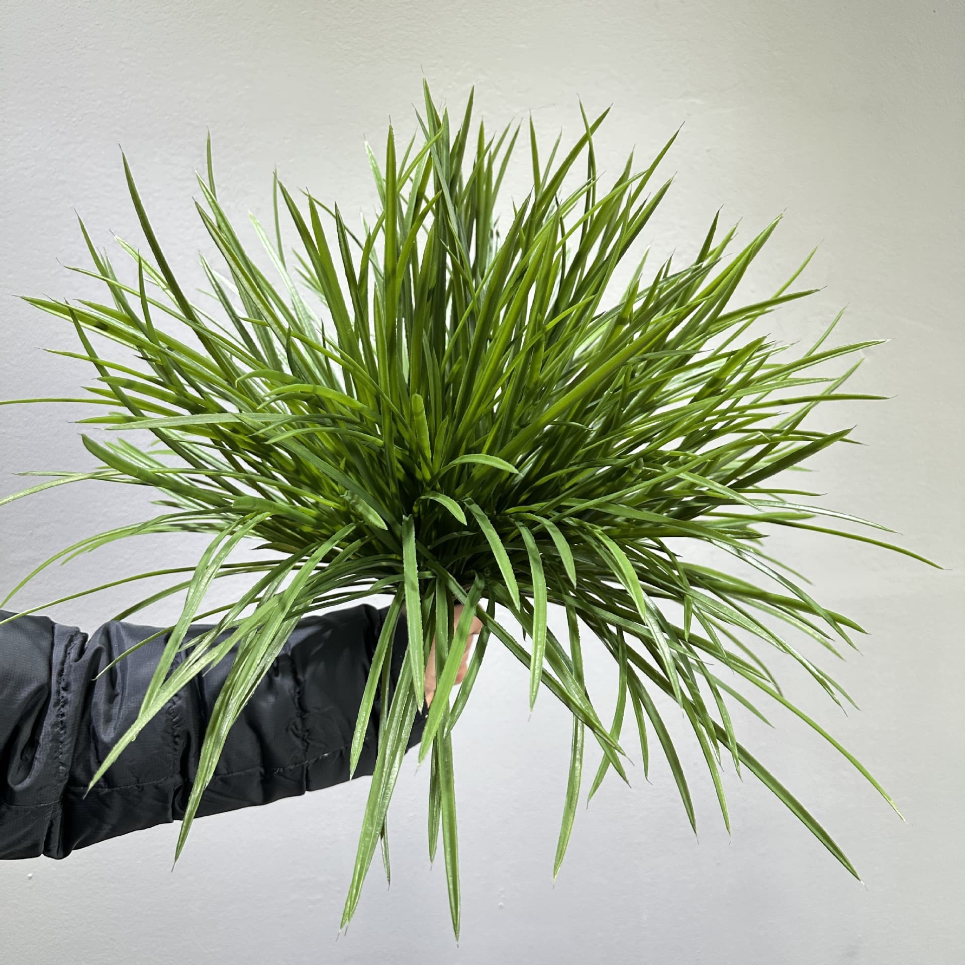 Artificial Orchid Grass Soft Decoration Plant Wall Green Plant Floor Insert Landscaping Decoration Artificial Fine Grass Orchid Leaves Water Grass Fake Grass