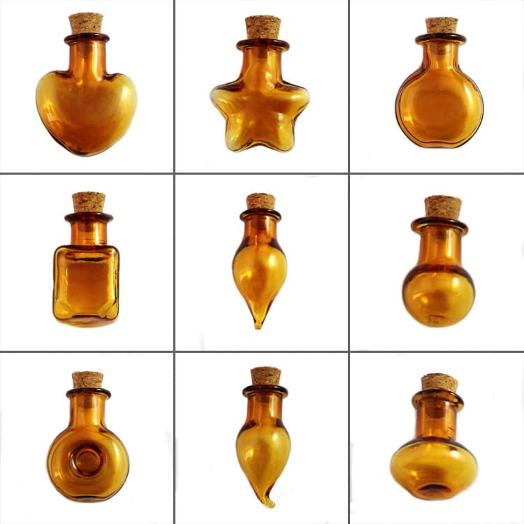 Wholesale Champagne Glass Bottle Novelty Phone Pendant Perfume Bottle Phone Charm Drift Bottle Mini Wish Bottle