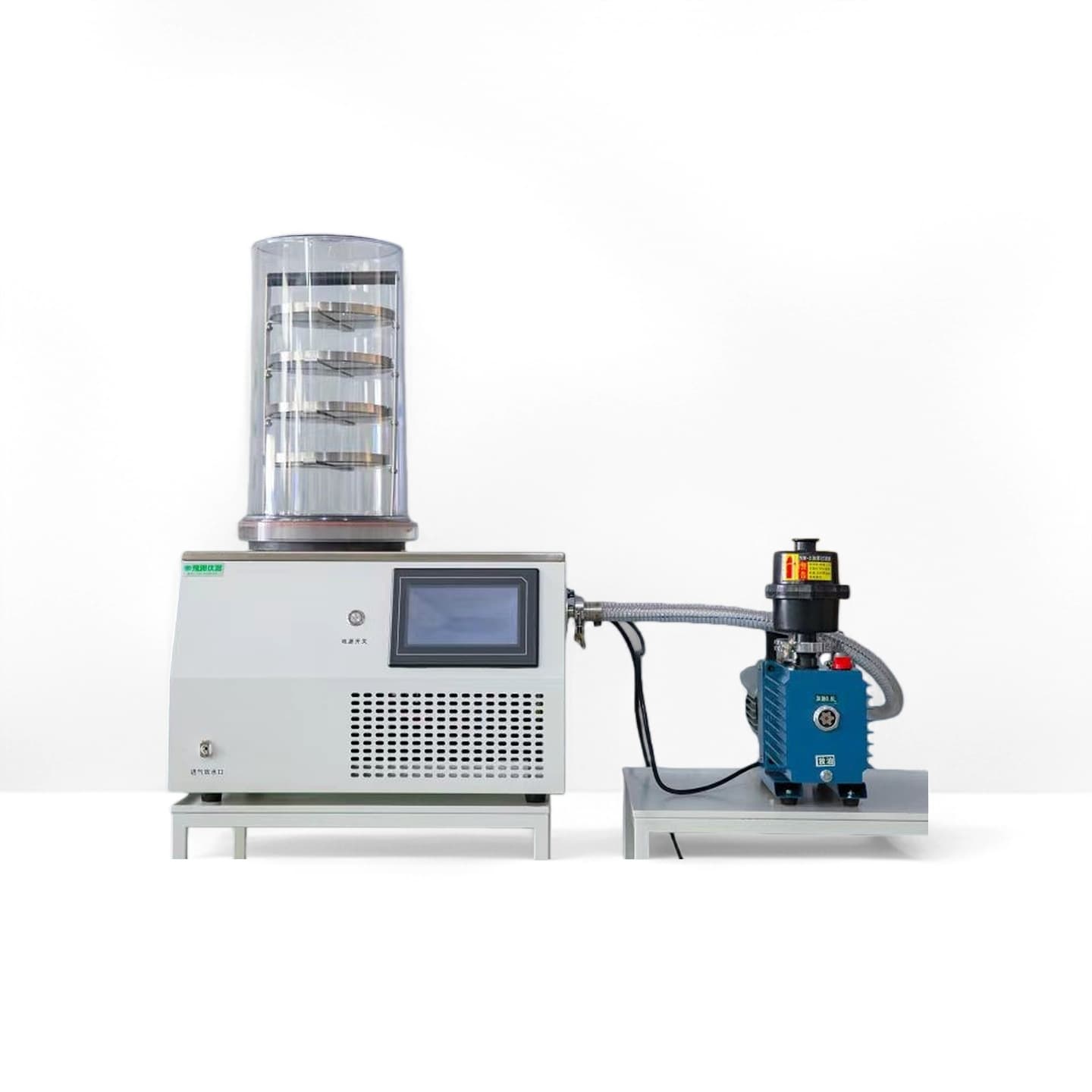 Desktop/Vertical Vacuum Freeze Dryer Touch Screen Laboratory Sample Processing Small Vacuum Freeze Dryer
