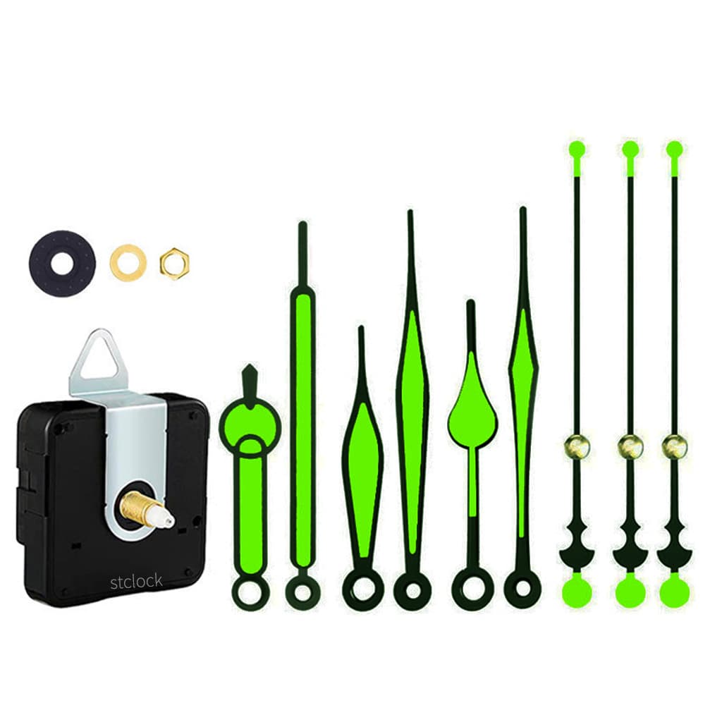 Silent Scanning Clock Movement, Decorative Wall Clock, Sangtai Movement, Luminous Clock Hands