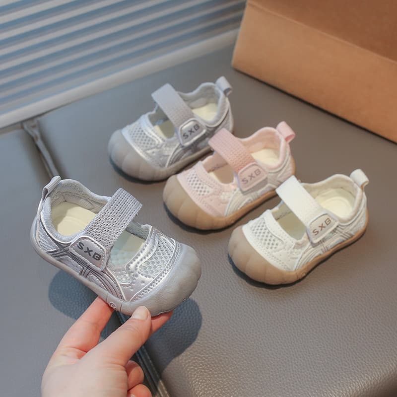2026 New Toddler Walking Shoes, Girls' Sandals Soft Sole, Boys' Mesh Breathable Sports Shoes, Baby Casual Shoes