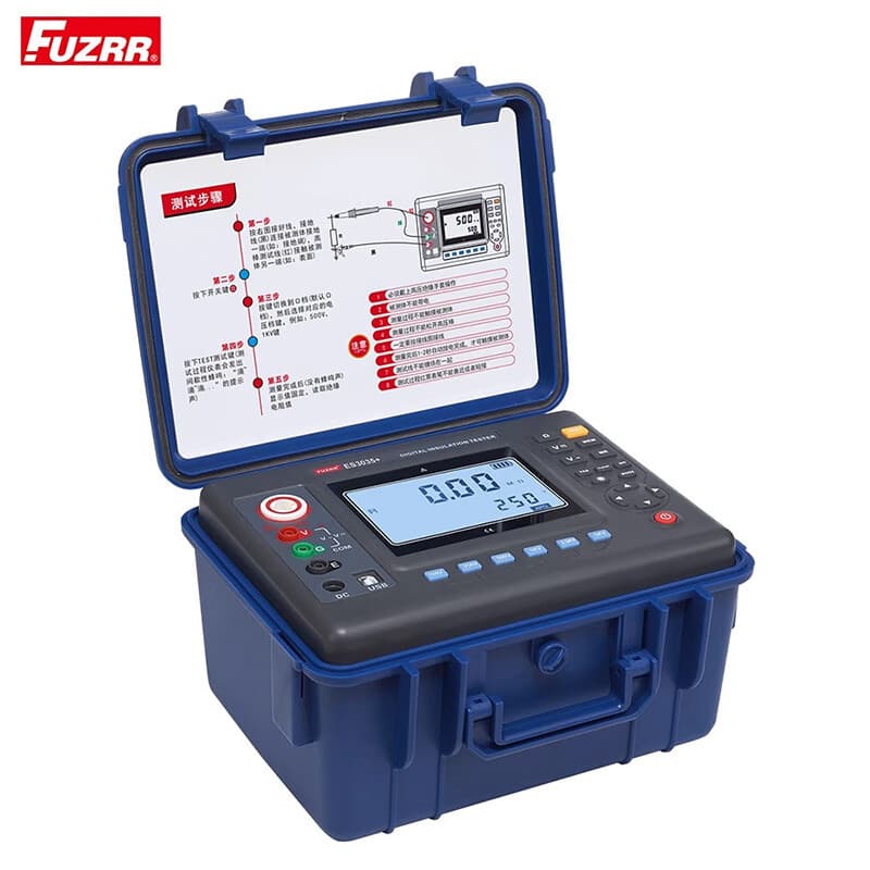 FUZRR Zhengneng High Voltage Insulation Resistance Tester 10KV Megger High Voltage Insulation Resistance Voltage Meter 500