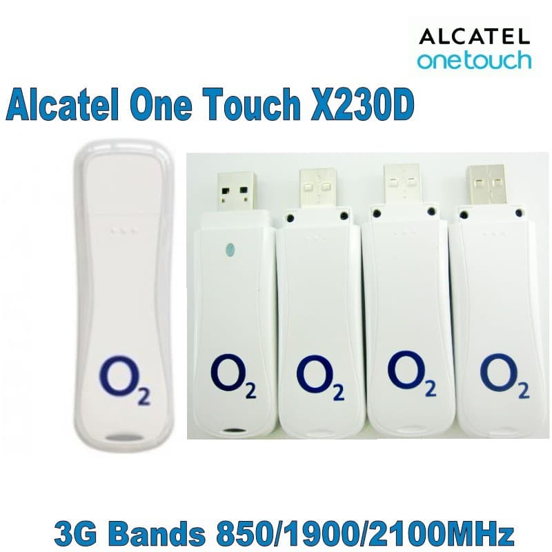 Alcatel One Touch X230D 3G USB Modem Bands 850/1900/2100MHZ