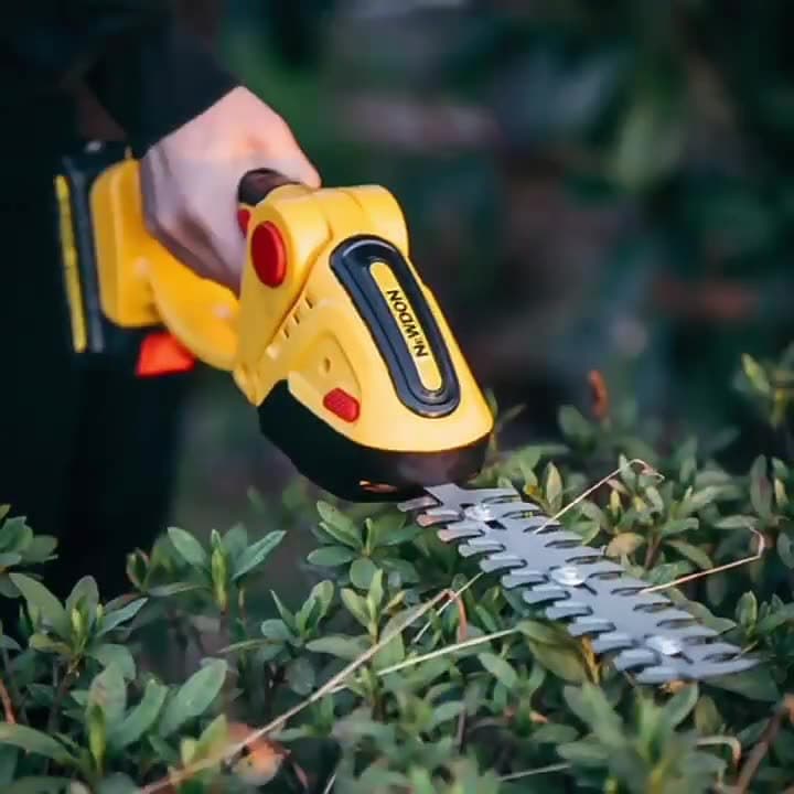 Upgraded Cross-Border Handheld Electric Hedge Trimmer, Household Lithium Battery Garden Landscaping Pruning Fence Shears, Pruning Machine
