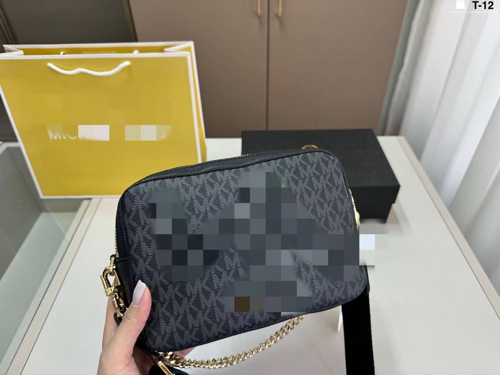 Best-selling Women's Bag 2026 New Retro Jet Set Travel Camera Square Bag, Light Luxury Shoulder Crossbody Bag