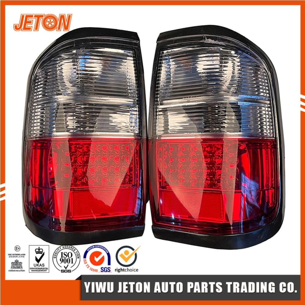 Compatible with Nissan Terrano Pathfinder R50 1995-2002 Tail Light Assembly Red White