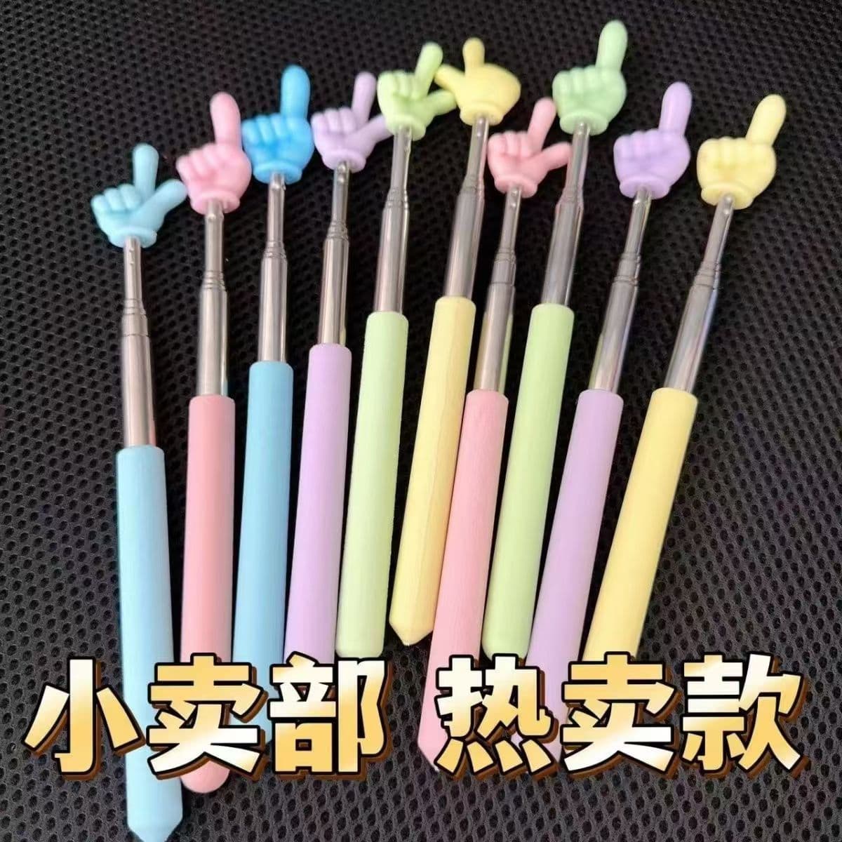 New Macaron-colored Retractable Reading Pointer for Children's Books, Hot-Selling at Kindergarten and School Entrances