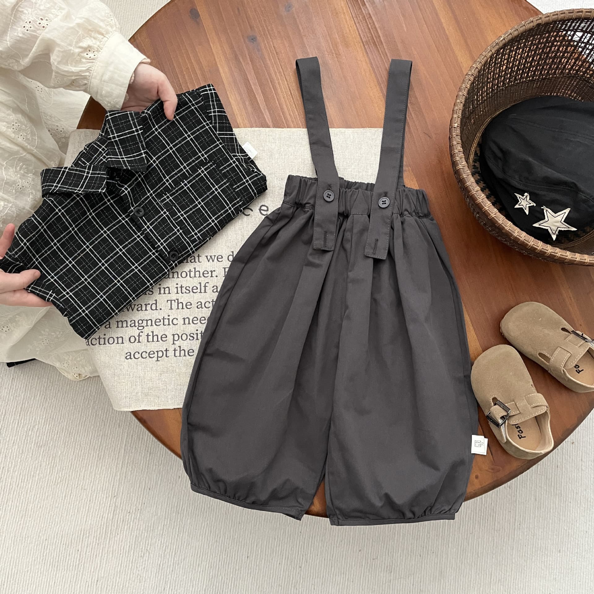 Baby Pants Early Autumn Cotton Overalls Spring/Fall Newborn Boy Casual Bloomers Loose Fit Long Pants
