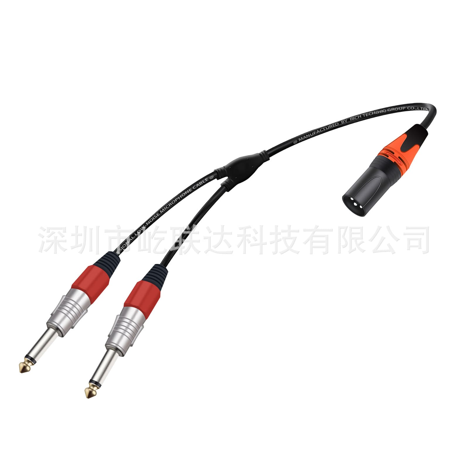6.35mm/3.5mm Jack to XLR Cable Male to Female Professional