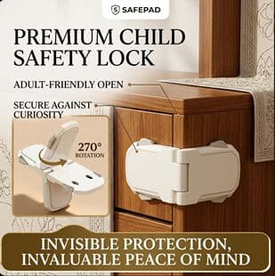 Multifunctional Child Safety Lock Drawer Lock Baby Anti-Pinch Refrigerator Cabinet Door Lock Baby Drawer Lock