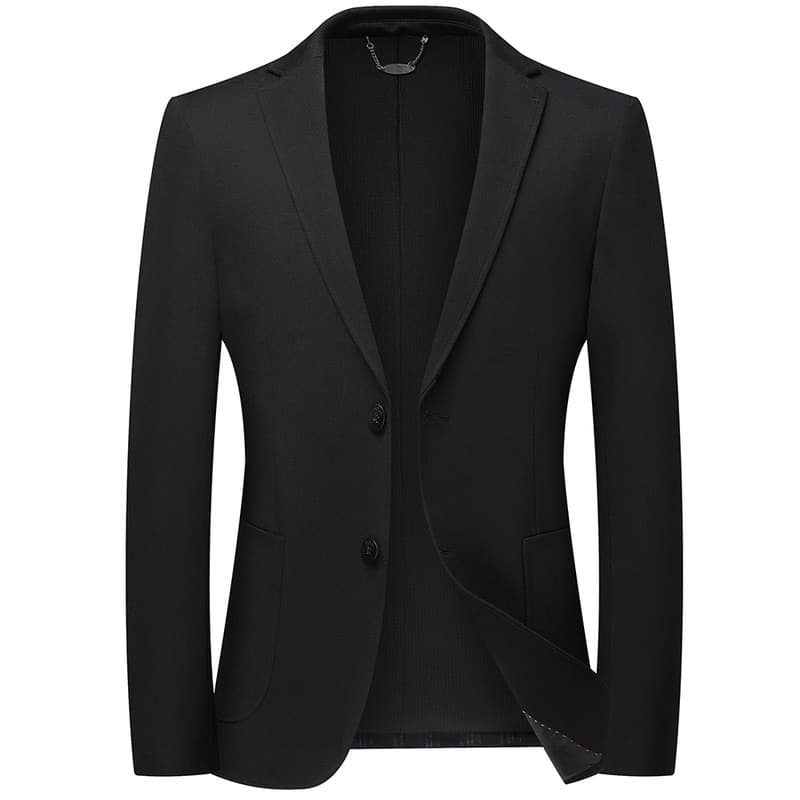 Spring New High-Quality Thick Suit for Middle-Aged Gatherings and Weddings, Korean Slim Fit Business Casual Suit LL9915