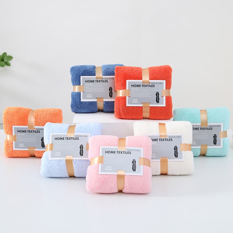 Wholesale souvenir towels, coral velvet squares, wedding return gift box towels, wedding candy box towels, new wedding gifts