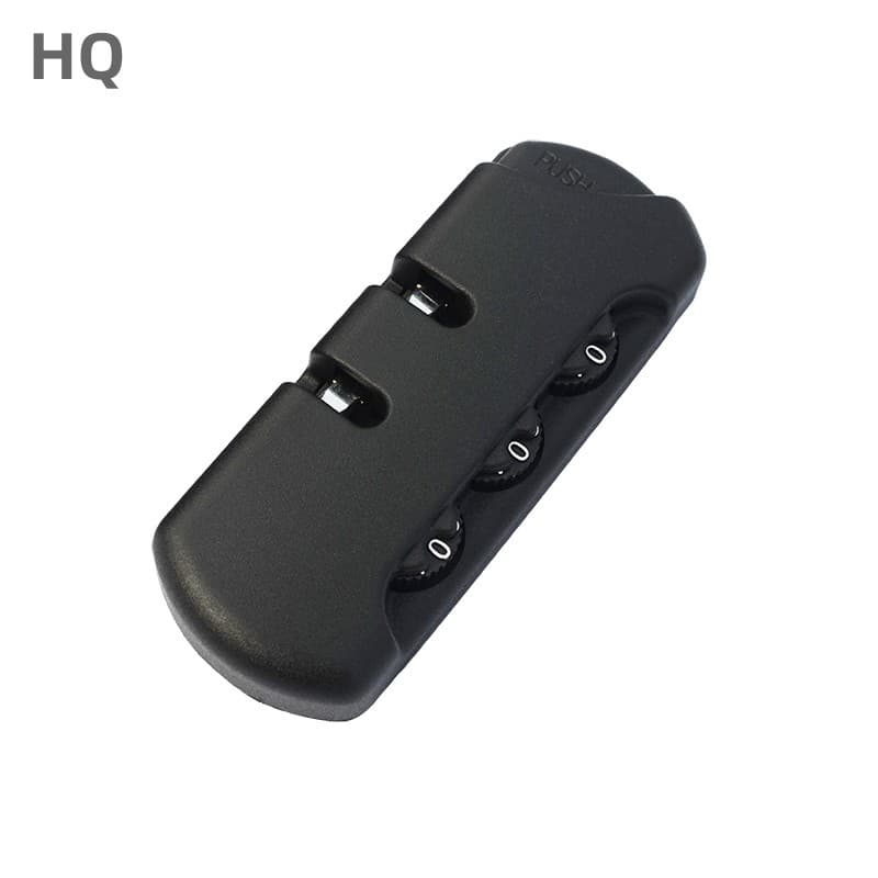 Travel Password Lock Baggage Accessory Thumb Lock Cosmetic Bag Backpack Slung Bag Password Parts Fixed Lock