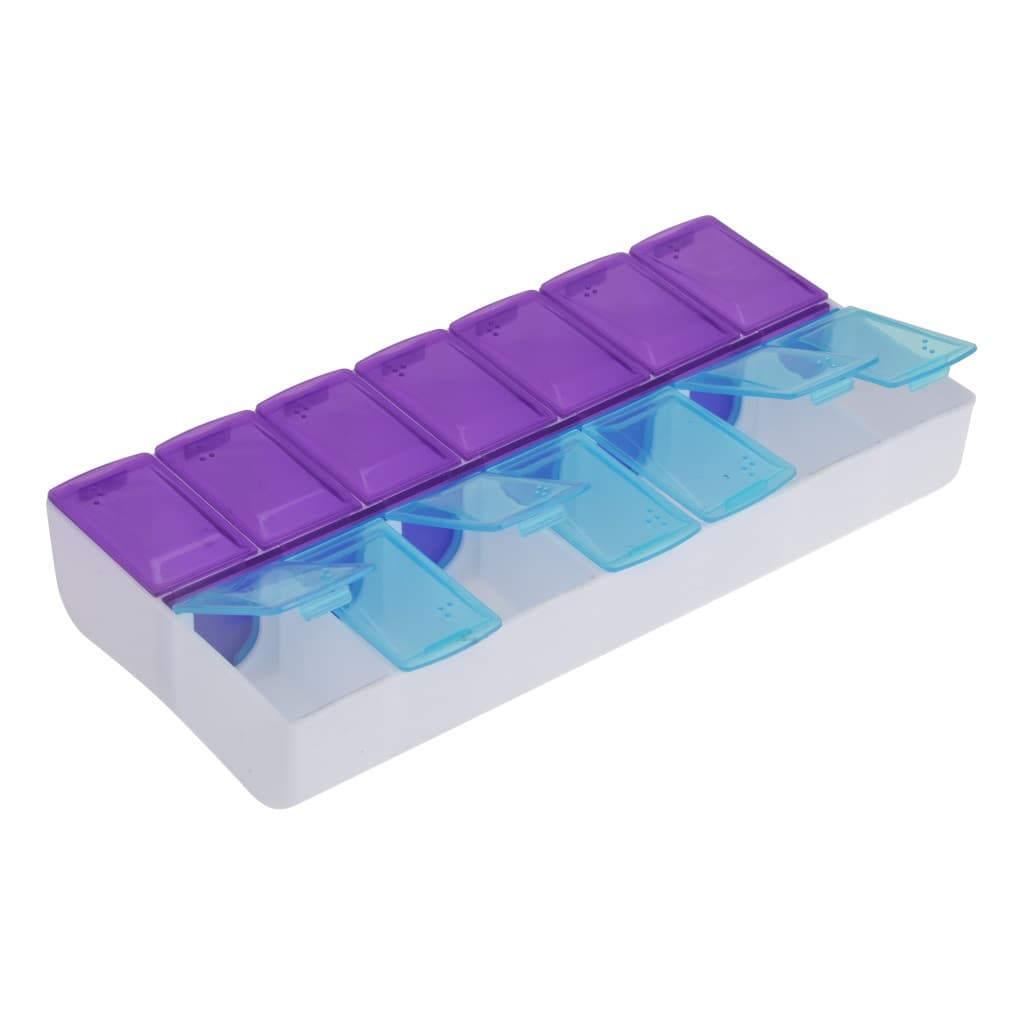 Tool Kit Diamond Painting Cross Stitch DIY Drill Art Tool Box 14 Grid Plastic Box Weight 83g