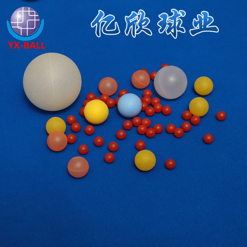 Custom plastic hollow balls, smooth sprayer beads, lightweight PP plastic balls, can be supplied with holder, precision ground hollow spheres.