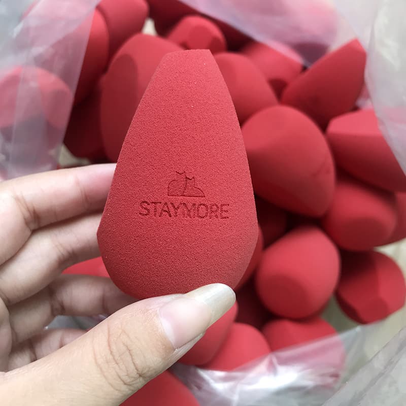 Foreign Trade Beauty Blender Super Soft Non-Absorbing Powder Fine Oblique Water Drop Makeup Puff Sponge Ball Makeup Sponge Flawed Stock