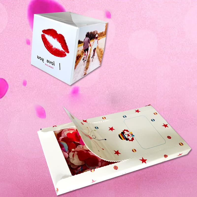 Bouncy Box Surprise Novelty Funny Creative Small Gift Set Holiday Gadgets Exploding Box Printable