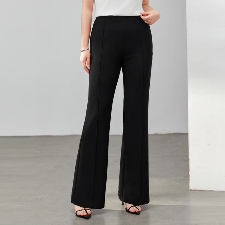 [Comfortable elastic waist, versatile and slimming pants] Slim and beautiful plus size women's clothing for fat mm 2025 spring new style