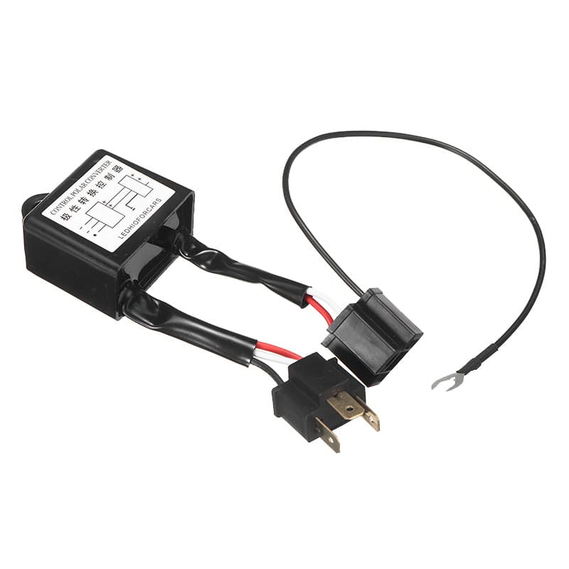 Factory wholesale H4LED headlight polarity converter LED fault decoder H4 xenon lamp positive and negative converter