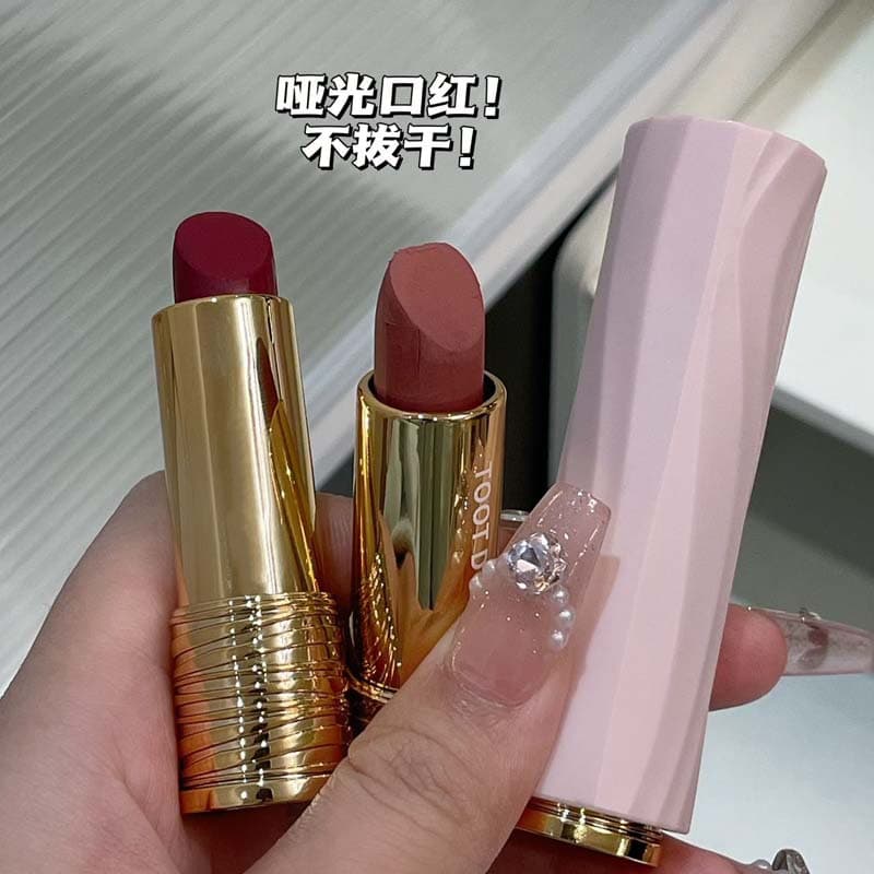 Toot Dodo~ Qianzhuang Chuchu Matte Lipstick, Velvet Matte, Long-Lasting, Non-Transfer, Daily Natural Look, Autumn/Winter Lipstick