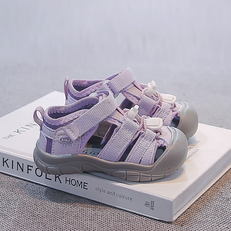 Baby Girls Sandals 2026 Summer Outdoor Creek Shoes Boys Infant Soft Sole Walking Shoes Girls Sports Beach Sandals