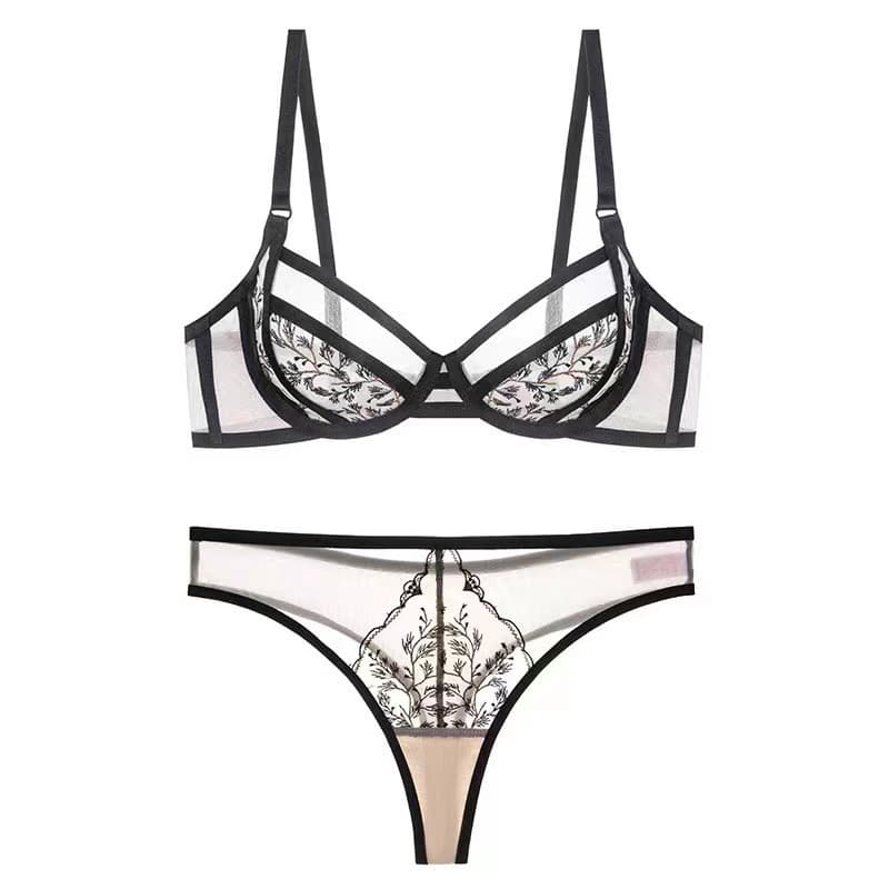 2023 New Ultra-thin Lace Bra Wholesale Large Bust Push-up Bra Summer Women's Sexy Super-thin Bra