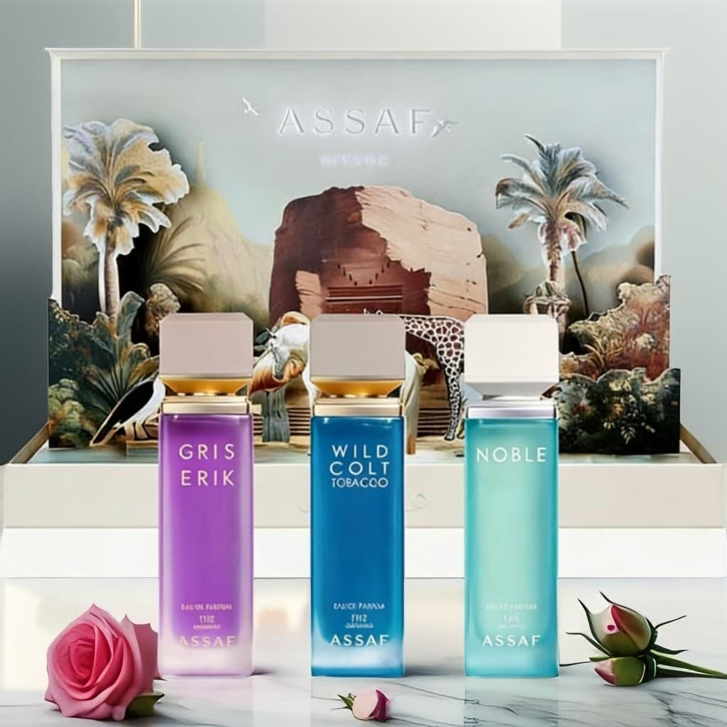 Assaf Foundation Day Group Perfume Set Middle Eastern Arabian Dubai Fragrance Long-Lasting Scent