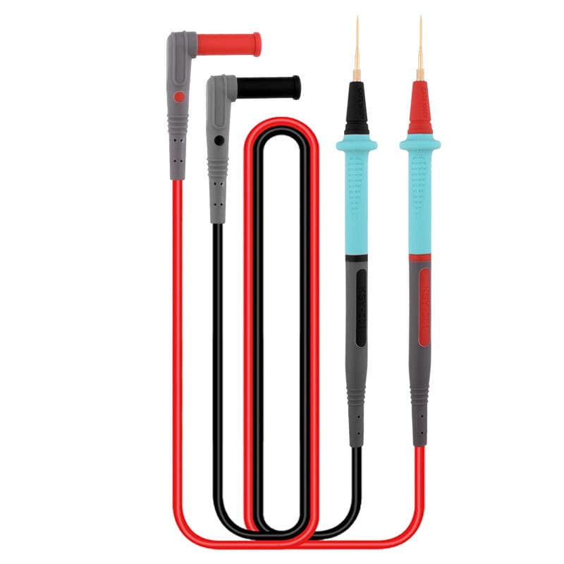 Multimeter test pen steel needle plus hard special tip 20A silicone wire test pen cold-proof and heat-resistant head test line 1000V