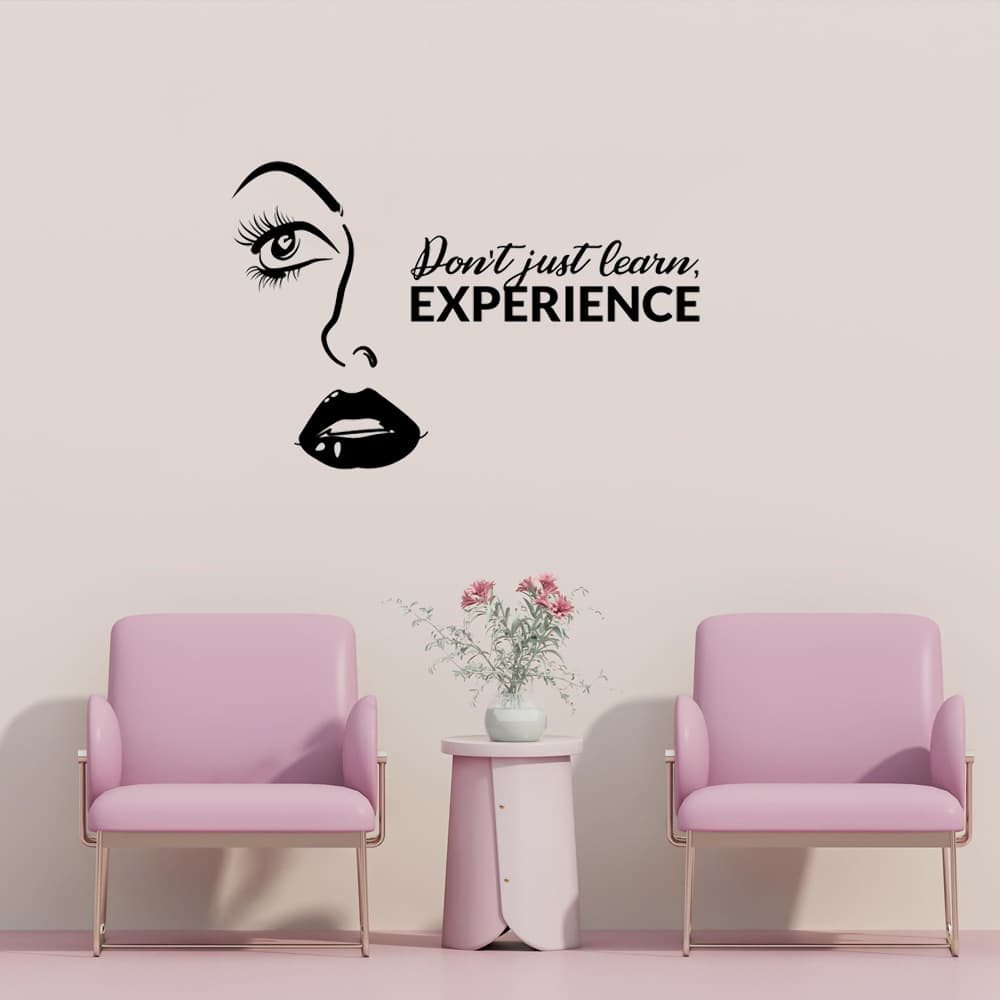 Cross-border Spa Beauty Salon Window Decal Wall Sticker Eye Salon Window Decal PVC Sticker